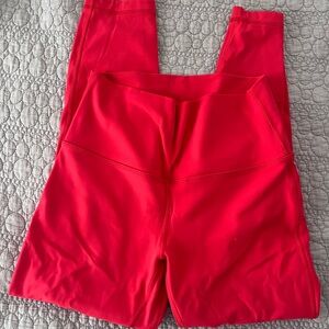lululemon athletica Red Leggings